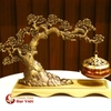 Xông Trầm Cây Tùng Cổ Đồng Nguyên Chất 23x19cm - 1.6kg