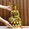 Địa Tạng Bồ Tát Đồng Nguyên Chất 39x22x20cm - 4.5kg