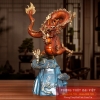 Rồng xanh đồng nguyên chất 19x16x33cm - 2.8kg