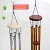 Chuông gió phong thuỷ 6 thanh hợp kim nhôm mạ đồng