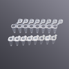 Dải 8 ống PCR 0.1mL & 0.2mL loại nắp liền ống (PCR Strip Tube), hãng LabSelect