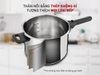 Nồi áp suất cơ inox Tefal Secure 5 Neo 6L P2530737 - Dung tích 6 lít, Đáy từ phù hợp với mọi loại bếp, Bảo hành 12 tháng