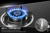 Bếp gas đôi âm kính Sunhouse SHB7736, Mặt kính cường lực dày 8mm, Kiềng Gang sơn tĩnh điện, Pep bằng đồng thau, Cảm biến tự động ngắt gas, Bảo hành 24 tháng tại nhà