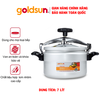 Nồi áp suất Goldsun GPC1930-07IH - Chất liệu hợp kim nhôm, Dung tích 7 Lít, Đáy từ dùng trên mọi loại bếp