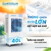 Quạt điều hòa Daikiosan DM107, Công suất mạnh mẽ  200W, Lưu lượng gió 5000m3/h, Bình chứa nước 40 Lít, Diện tích làm mát 50m2, Bảo hành 12 tháng tại nhà