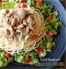 Cold tossed Spaghetti - Mỳ Ý lạnh trộn với rau