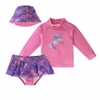 BỘ ĐỒ BƠI 3 MẢNH CHO TRẺ EM UV SKINZ, NHIỀU MÀU - UV SKINZ KIDS' 3-PIECE SWIM SET, PINK, PURPLE, OF MULTI