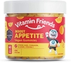 KẸO DẺO VITAMIN KÍCH THÍCH THÈM ĂN & TĂNG CÂN CHO BÉ TỪ 2 TUỔI TRỞ LÊN HƯƠNG CAM VITAMIN FRIENDS ALL NATURAL VEGAN CHILDREN'S APPETITE STIMULANT AND WEIGHT GAINER WITH BOOST APPETITE GUMMIES, 60 VIÊN (1 PACK)