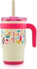 LY CÁCH NHIỆT BẰNG THÉP KHÔNG GỈ CÓ TAY CẦM - REDUCE 14 OZ COLDEE TUMBLER WITH HANDLE FOR KIDS, PINK MERMAIDS