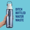 BÌNH NƯỚC CÁCH NHIỆT CÓ ỐNG HÚT - BRITA INSULATED FILTERED WATER BOTTLE WITH STRAW, REUSABLE, BPA FREE PLASTIC, NIGHT SKY, 26 OZ