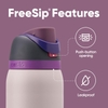 BÌNH NƯỚC CÁCH NHIỆT BẰNG THÉP KHÔNG GỈ CÓ ỐNG HÚT - OWALA FREESIP INSULATED STAINLESS STEEL WATER BOTTLE WITH STRAW, 32 OZ