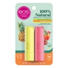 SON DƯỠNG MÔI 100% TỰ NHIÊN - EOS 100% NATURAL LIP BALM - STRAWBERRY PEACH AND PINEAPPLE PASSIONFRUIT, SET 2 THỎI