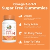 KẸO DẺO BỔ SUNG OMEGA-3-6-7-9 BẰNG DẦU HẠT LANH - VEGAN OMEGA 3-6-7-9 GUMMIES BY MARYRITH'S, UP TO 4 MONTH SUPPLY, OMEGA 3 SUPPLEMENT WITH FLAXSEED OIL, OMEGA 3 GUMMIES, 120 VIÊN