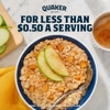 BỘT YẾN MẠCH ĂN LIỀN QUAKER, NHO KHÔ, CHÀ LÀ VÀ QUẢ ÓC CHÓ - QUAKER INSTANT OATMEAL, RAISIN, DATE AND WALNUT, INDIVIDUAL PACKETS, 48 GÓI