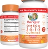 KẸO DẺO BỔ SUNG OMEGA-3-6-7-9 BẰNG DẦU HẠT LANH - VEGAN OMEGA 3-6-7-9 GUMMIES BY MARYRITH'S, UP TO 4 MONTH SUPPLY, OMEGA 3 SUPPLEMENT WITH FLAXSEED OIL, OMEGA 3 GUMMIES, 120 VIÊN