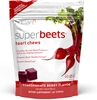 HỖ TRỢ SỨC KHỎE TIM DẠNG VIÊN NHAI HUMANN SUPERBEETS HEART CHEWS, POMEGRANATE BERRY FLAVOR,60 VIÊN