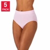 QUẦN LÓT NỮ SET MÀU HỒNG - CAROLE HOCHMAN LADIES' SEAMLESS BRIEF, SET 5 CÁI