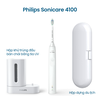Combo Philips Sonicare 4100 trưng bày kèm Hộp khử trùng UV