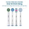 Combo 4 đầu bàn chải điện Oral-B Chính Hãng, Làm Sạch, Làm Trắng, Chăm Sóc Nướu, Làm Sạch Sâu