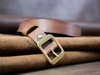 Thắt lưng da bò khoá đồng 3.4cm BM10 Manuk Leather