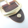 Mặt khoá đồng đúc 4cm mẫu BC2 cho thắt lưng da bò bảng dây 3.8cm - 3.9 cm Manuk Leather