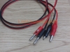 Cặp dây kết nối 1 đầu chuối 1 đầu kẹp cá sấu (1 mét) mới 100%!
