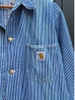 CARHARTT WORKWEAR DENIM STRIPED JACKET