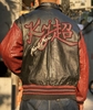 VINTAGE KARL KANI LEATHER BOMBER JACKET