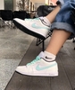 Giày Air Jordan 1 Low White Tiffany Custom