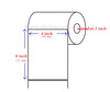 Tem in mã vạch 4x6 (101mm x 152mm,tem thùng, tem vận chuyển, tem 4