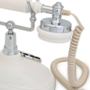 GPO Retro GPOOPLPBCR Opal Classic Desktop Push Button Telephone - Cream (Large Item, White)