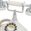 GPO Retro GPOOPLPBCR Opal Classic Desktop Push Button Telephone - Cream (Large Item, White)