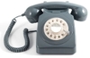 GPO Retro GPO746RGY 746 Desktop Rotary Dial Telephone - Grey (Large Item, Gray)