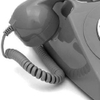 GPO Retro GPO746DPBGY 746 Desktop Push Button Telephone - Grey (Large Item, Gray)