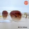 Kính Mát Nữ Hiệu Cartier Cao Cấp Màu Nâu Gọng Kim Loại B80-227
