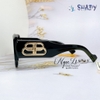 Mắt Kính Balenciaga Nữ Tròng To Bầu Màu Đen Cao Cấp 6078