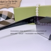 Mắt Kính Burberry Nam Nữ Vuông 830 Đen Cao Cấp Unisex