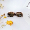 Mắt Kính Burberry Nữ Vuông Màu Nâu Beo Cao Cấp Mã 6068
