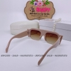 Mắt Kính Thời Trang Nữ - Kính Celine Nữ Vuông Fom To Tròng Nâu Gọng Màu Hồng Pastel 6122