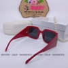 Mắt Kính Thời Trang Nữ - Kính Celine Màu Đen Gọng Đỏ Vuông Bảng To Cao Cấp 8026