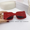 Mắt Kính Thời Trang Nữ - Kính Celine Màu Đen Gọng Đỏ Vuông Bảng To Cao Cấp 8026
