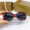Mắt Kính Thời Trang Nữ - Kính Gucci Nữ Mắt Mèo Đen Gọng Đỏ Cao Cấp Fullbox 6926