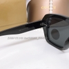 Mắt Kính Thời Trang Nữ - Kính Gucci Nữ Vuông Đen Mặt Cắt Bầu Đính Ong Full Box GC 829