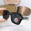 Mắt Kính Thời Trang Nữ - Kính Gucci Nữ Vuông Đen Mặt Cắt Bầu Đính Ong Full Box GC 829