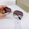 Mắt Kính Thời Trang Nữ - Kính Dior Nữ Vuông Viền Kim Loại Tròng Polarized Màu Đen Khói B80-148