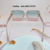 Mắt Kính Thời Trang Nữ - Kính Gucci Nữ Cao Cấp Tròng Vuông Ombre Xanh Hồng 8932 Full Box