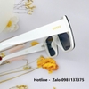 Mắt Kính Thời Trang Nữ - Kính Gucci Nữ Vuông Đen Gọng Trắng Tràn Viền Cao Cấp 9906
