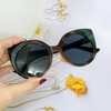 Mắt Kính Thời Trang Nữ - Kính Gucci Nữ Mắt Mèo Đen Gọng Nhũ Ánh Kim Cao Cấp 6926