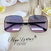 Mắt Kính Thời Trang Nữ Tròng Vuông - Kính Chanel Nữ Màu Ombre Tím Xanh