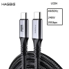 Cáp USB4 C to C Hagibis 4K/5K 60Hz 240W